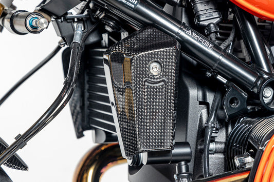 Ilmberger Oil Cooler Cover BMW R 12 NineT - left - carbon - glossy