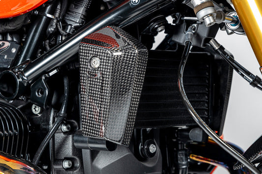 Ilmberger Oil Cooler Cover BMW R 12 NineT - right - carbon - glossy