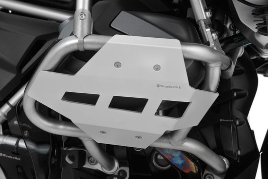 cylinder head protection for original engine protection bar -  silver