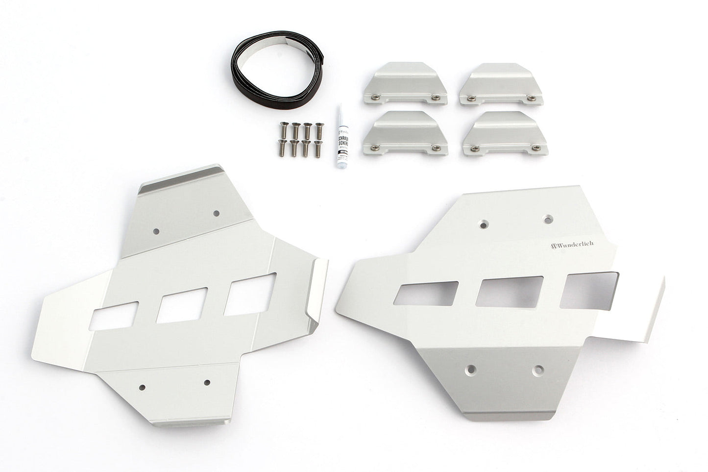 cylinder head protection for original engine protection bar -  silver