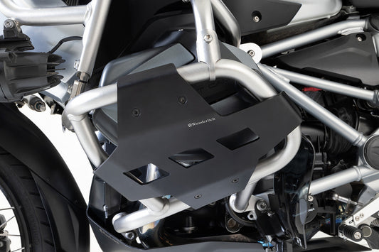 cylinder head protection for original engine protection bar - black