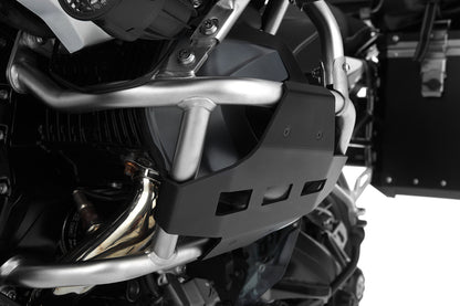 cylinder head protection for original engine protection bar - black