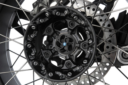 Crash pad hub cover - black