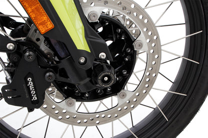 Axle protection pads DOUBLESHOCK F 900 GS - front - black