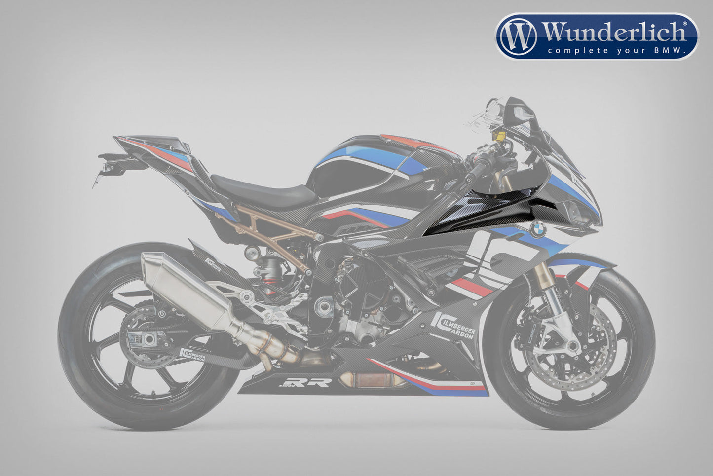 Ilmberger Badge Holder S 1000 RR, M1000 RR- right - carbon