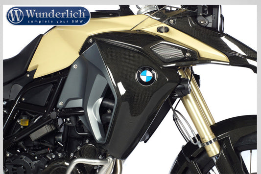 Left water cooler protection - left - carbon