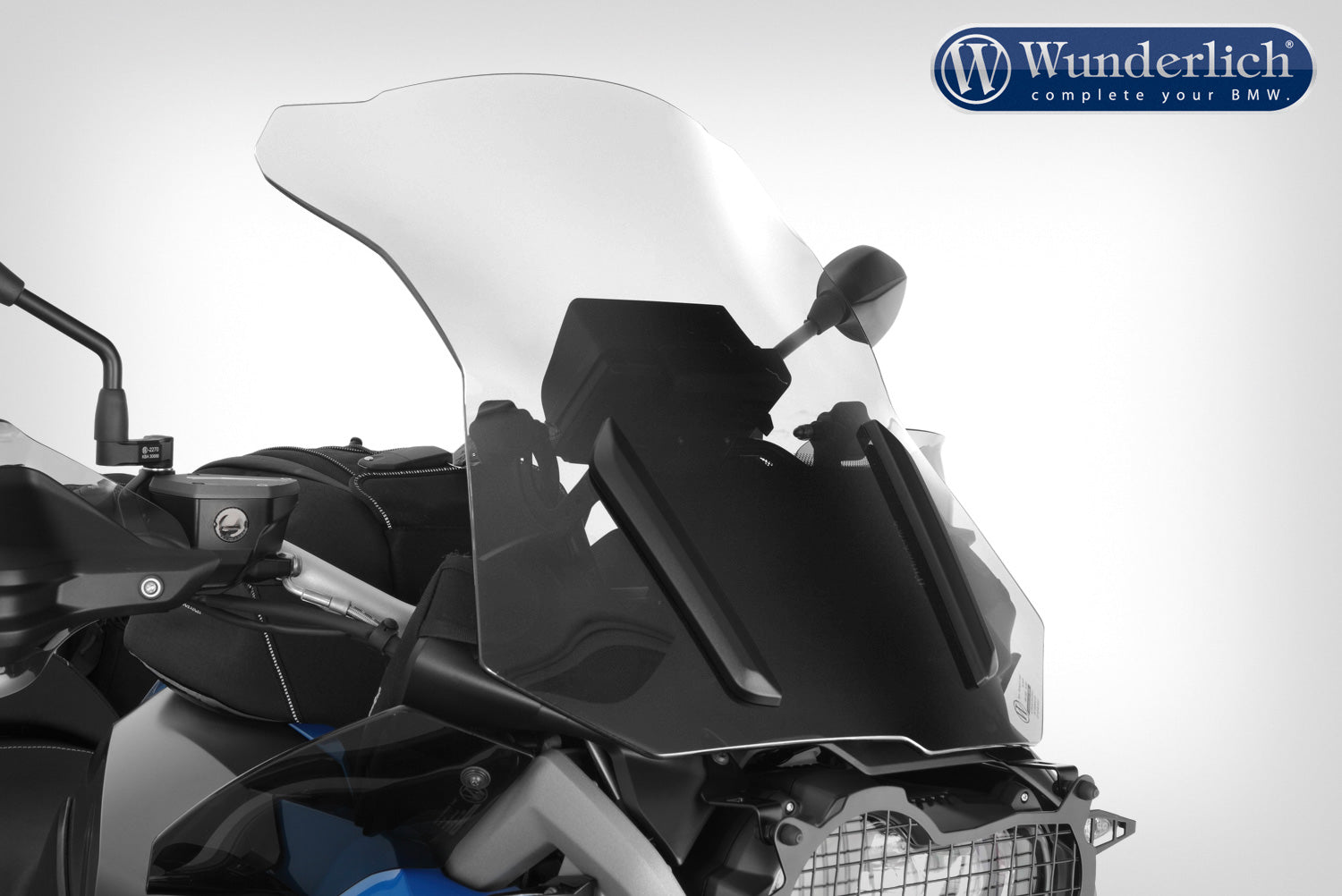 Wunderlich MARATHON windshield with windshield reinforcement - left and right - clear