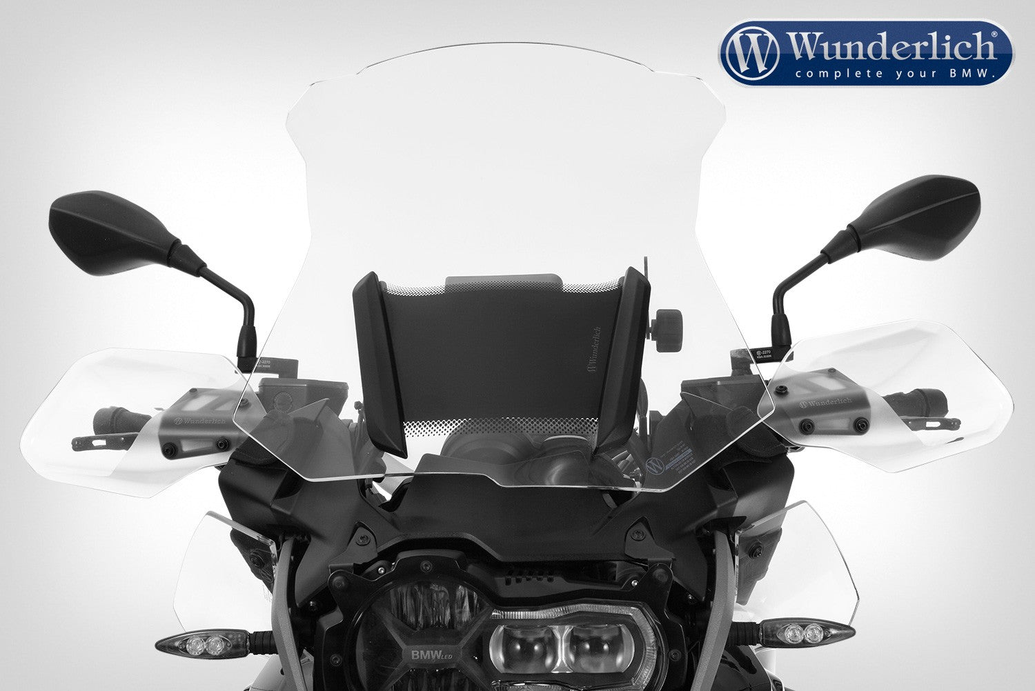 Wunderlich MARATHON windshield with windshield reinforcement - left and right - clear