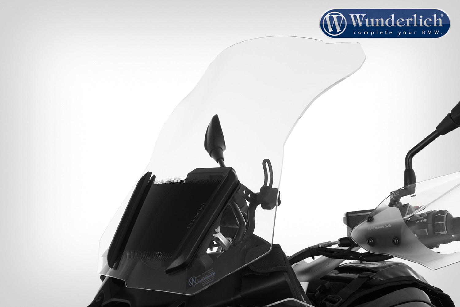Wunderlich MARATHON windshield with windshield reinforcement - left and right - clear