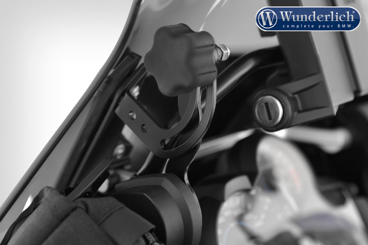 Wunderlich MARATHON windshield with windshield reinforcement - left and right - clear