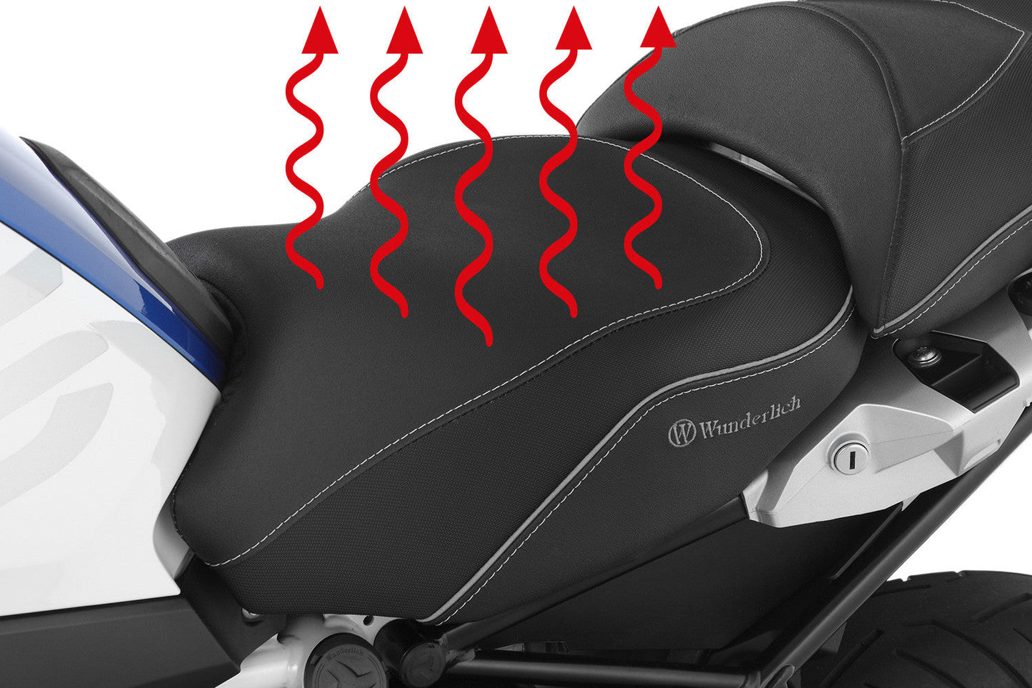 AKTIVKOMFORT rider seat with seat heating - high - black