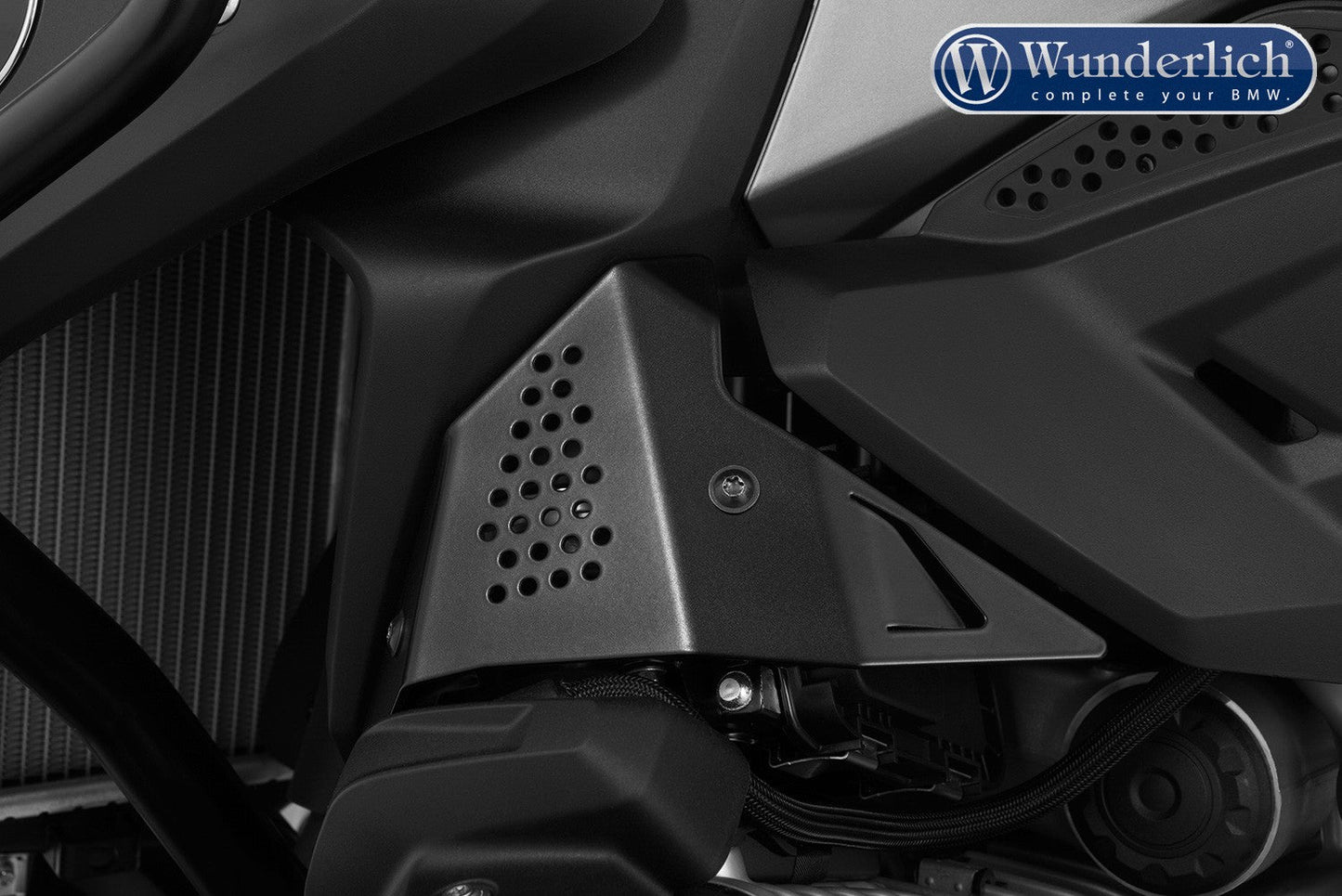 Wunderlich fuel injection system cover - left - black