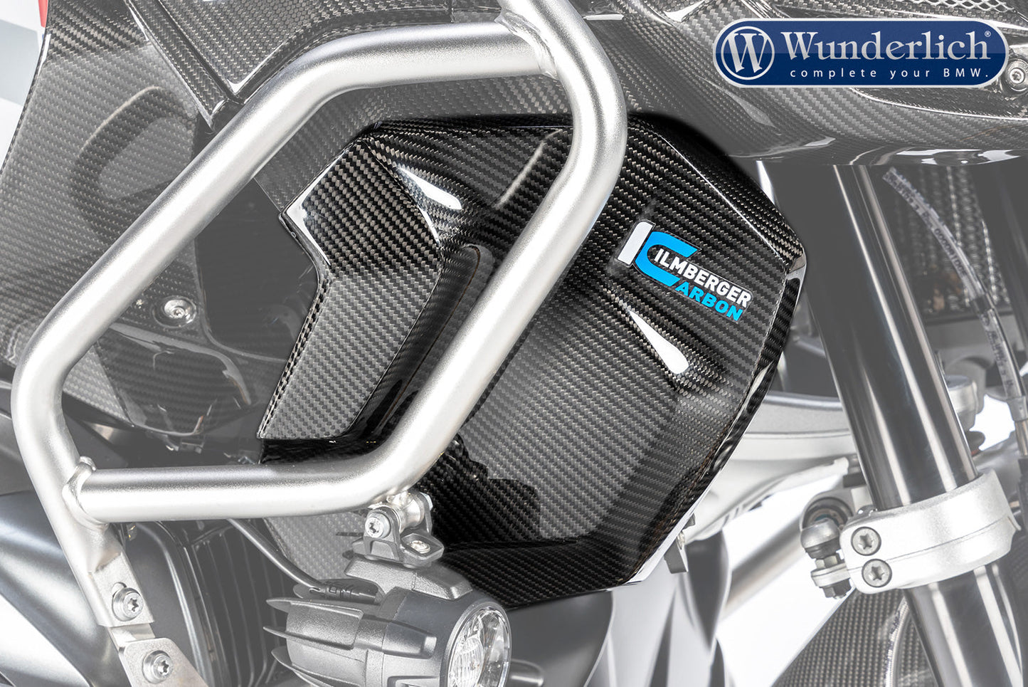 Ilmberger Radiator cover R 1250 GS Adventure - right - carbon - glossy