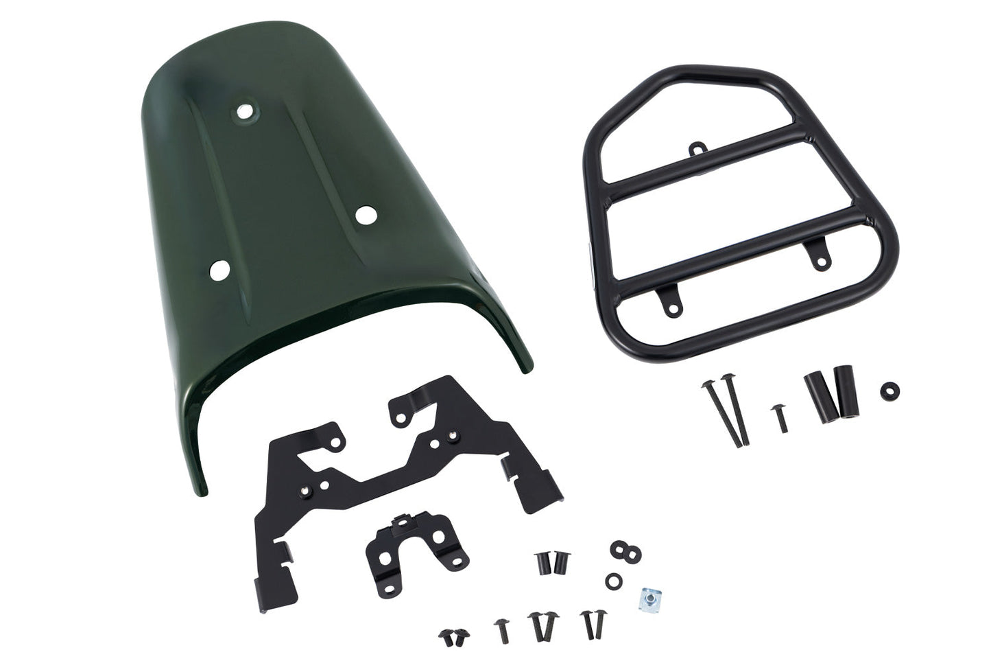 Rear cover R 12 nineT / S with luggage rack - Green