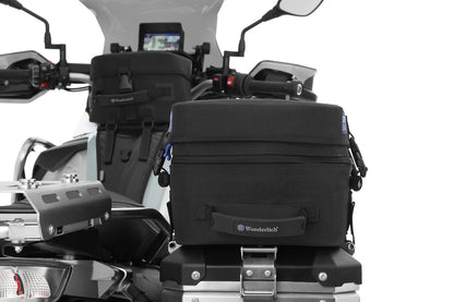 case top bags black »ELEPHANT« DRYBAG - left and right - black