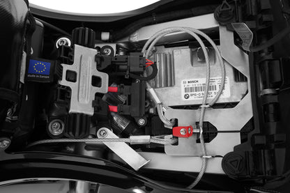 HELMLOCK helmet anti-theft protection - silver