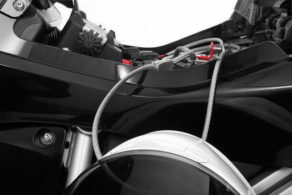 HELMLOCK helmet anti-theft protection - silver