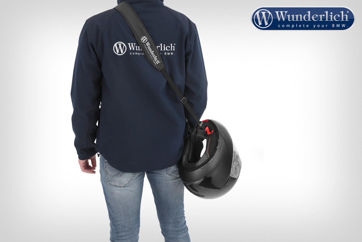 Wunderlich helmet carry strap - black