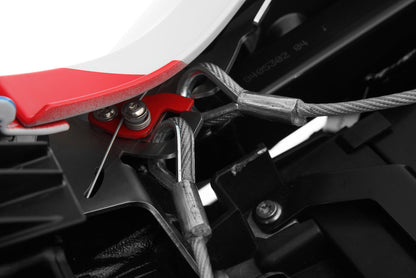 helmet anti-theft system »HELM-LOCK« - silver