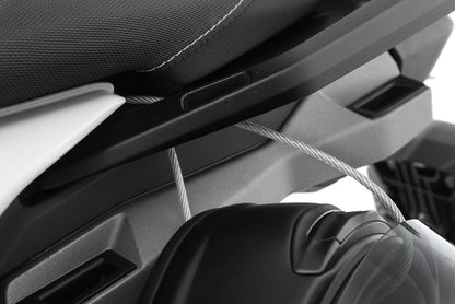 helmet anti-theft system »HELM-LOCK« - silver