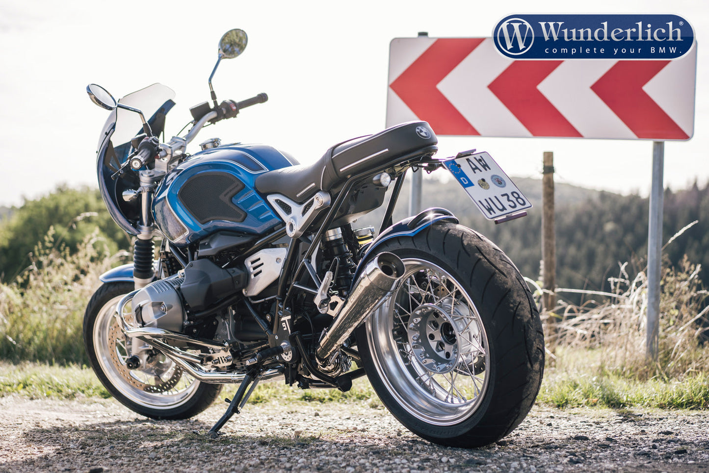 mudguard rear R nineT /5 - blue