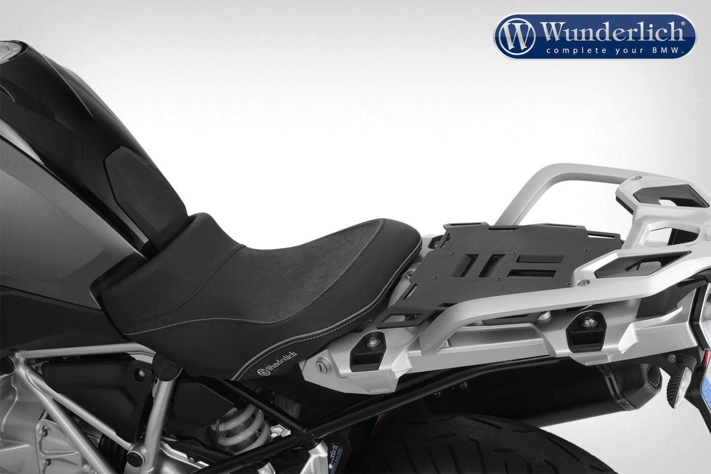 pillion luggage rack - black