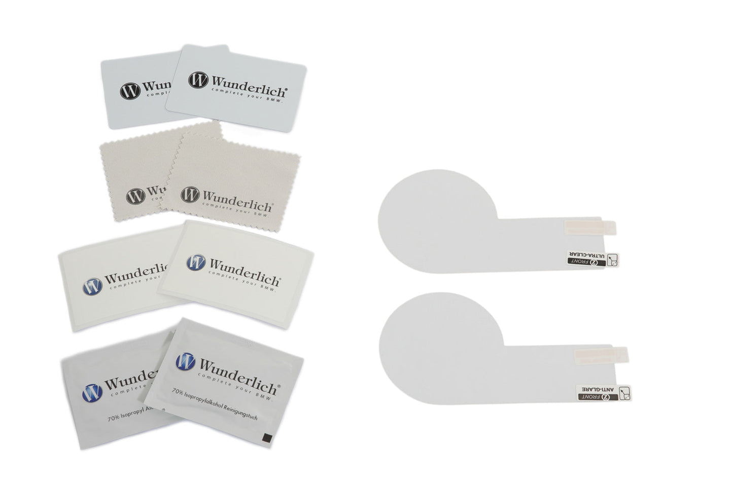 Display protection film set - clear