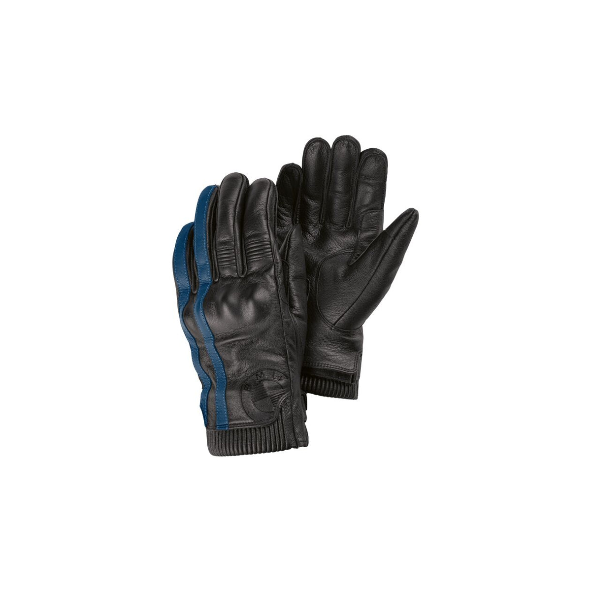 Lehel gloves, Black/Blue, XS (76215B3D075) - 1