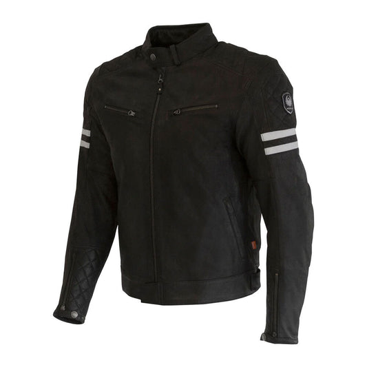 MERLIN HIXON II D3O® LEATHER JACKET BLACK