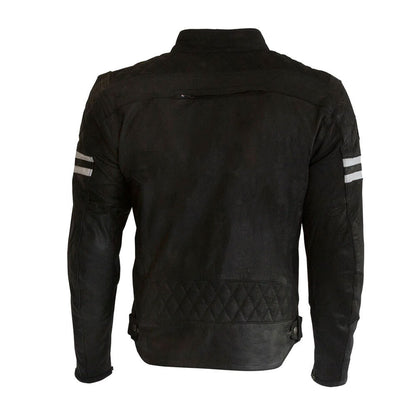 MERLIN HIXON II D3O® LEATHER JACKET BLACK