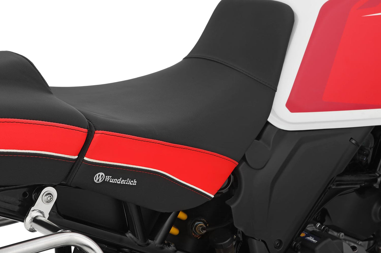 rider seat AKTIVKOMFORT - black-red - high