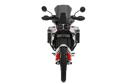 Wunderlich foldable headlight protection grille - black