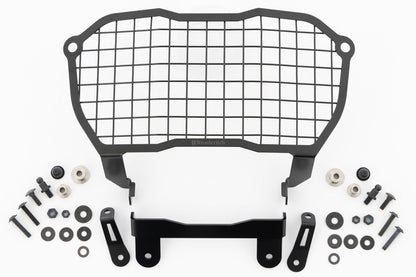 Wunderlich foldable headlight protection grille - black