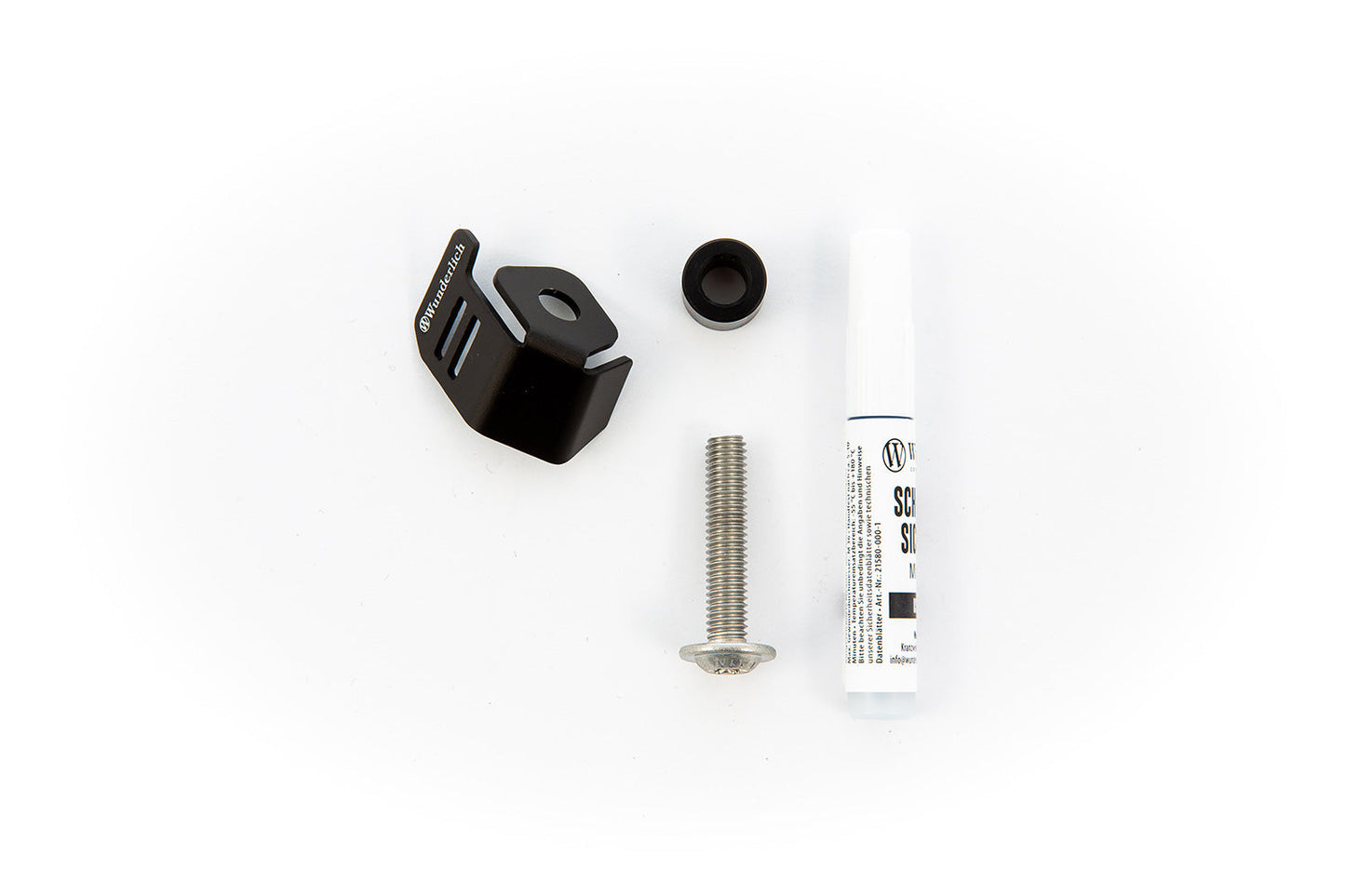 Wunderlich ABS Sensor Guard - Front Wheel - black