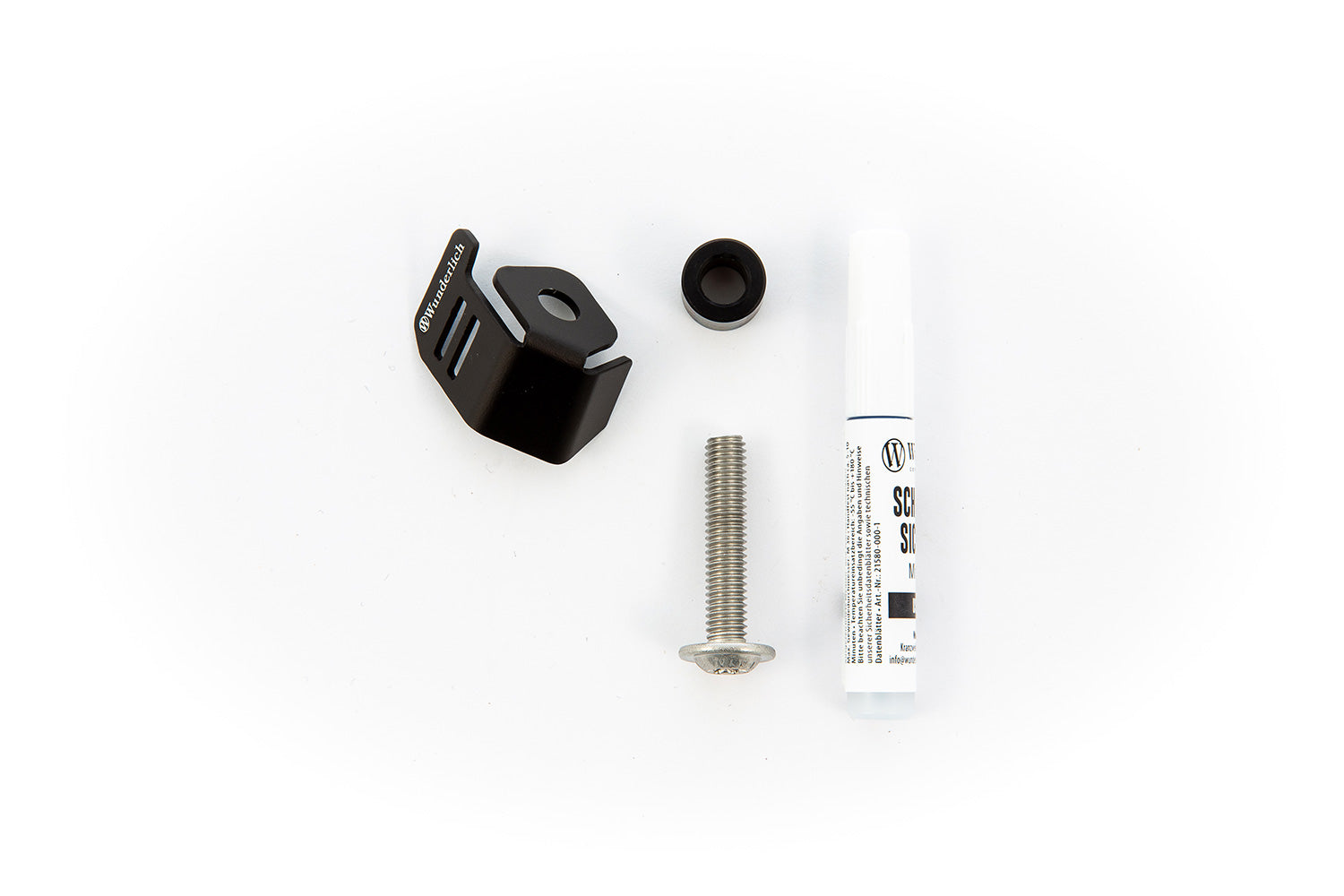 Wunderlich ABS Sensor Guard - Front Wheel - black