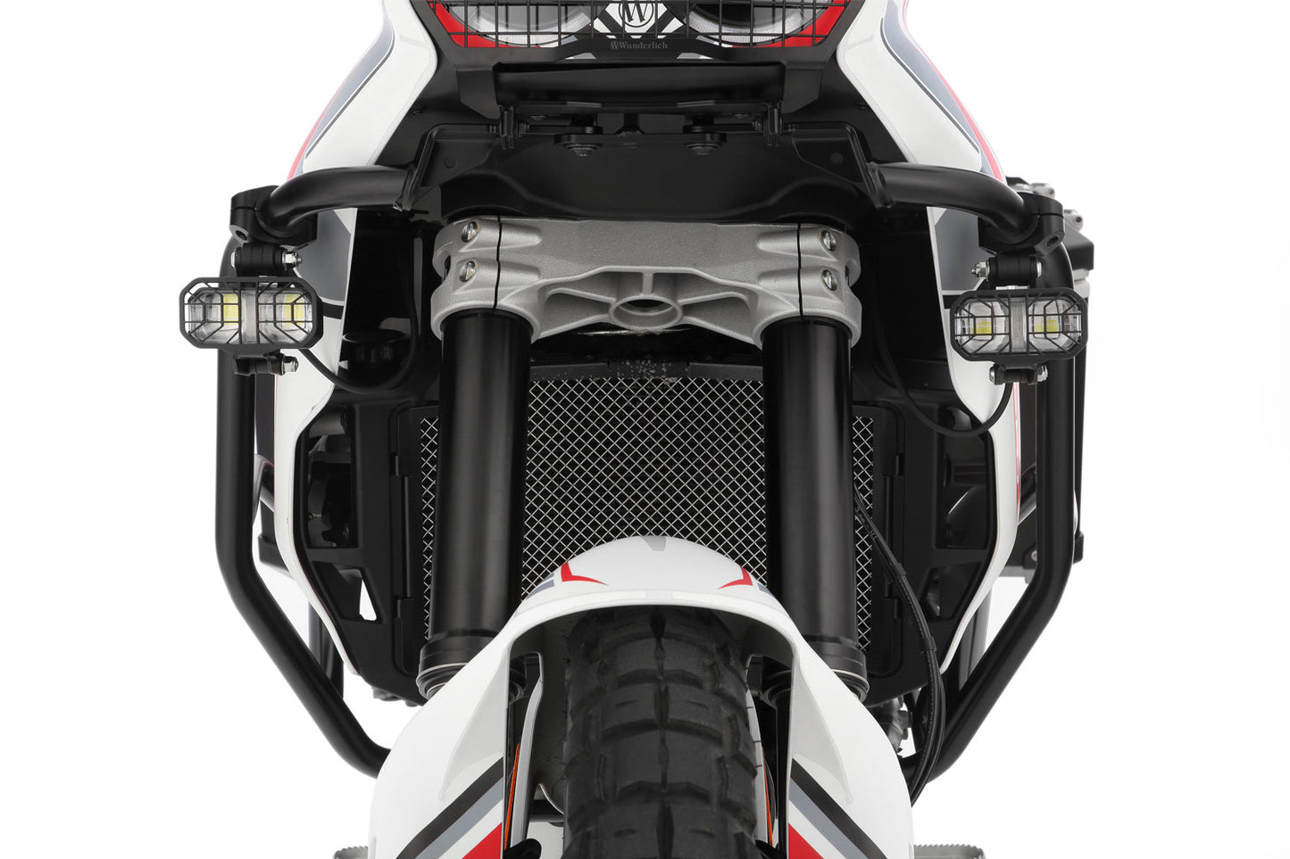 Wunderlich MICROFLOOTER 3.0 Auxillary headlight - black - for protection bar mounting