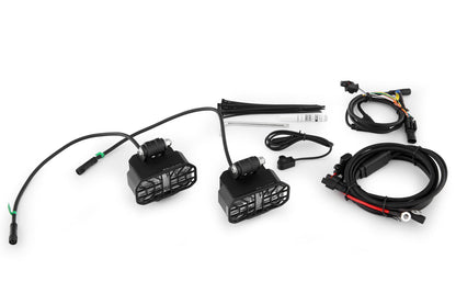 Wunderlich MICROFLOOTER 3.0 Auxillary headlight - black - for protection bar mounting