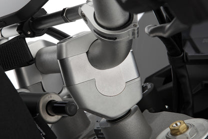 Wunderlich handlebar riser ERGO - silver - 25mm