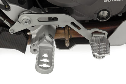 Wunderlich ERGO-COMFORT lower footrests - silver