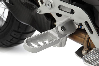 Wunderlich ERGO-COMFORT lower footrests - silver