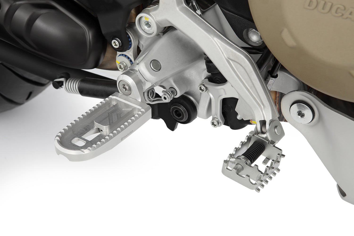 Wunderlich Vario footrest EVO1 (pair) - silver