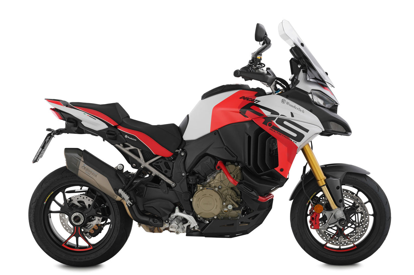 Rider Seat AKTIVKOMFORT with Heating Multistrada V4 - standard - black-red