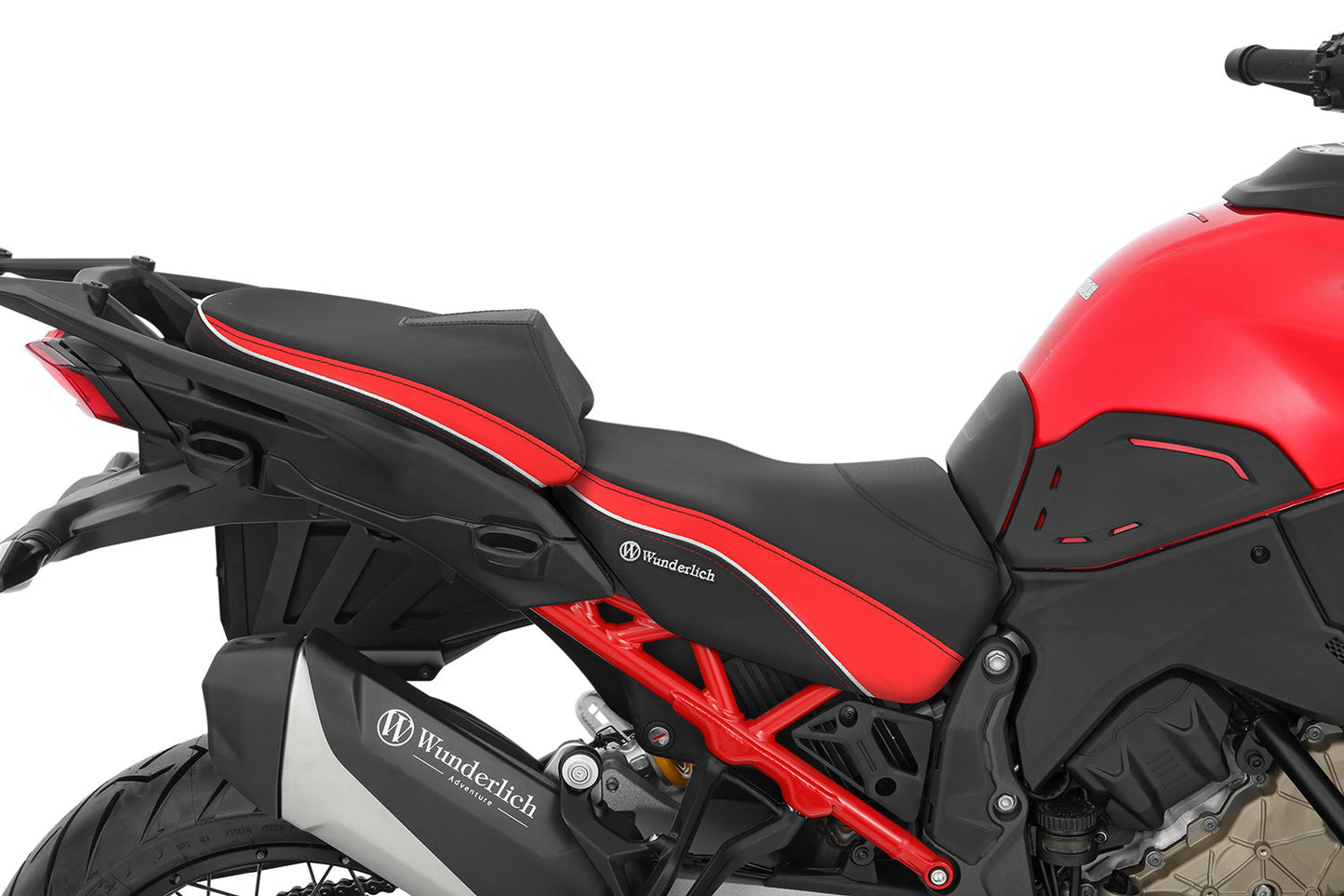 Wunderlich passenger seat AKTIVKOMFORT - black-red