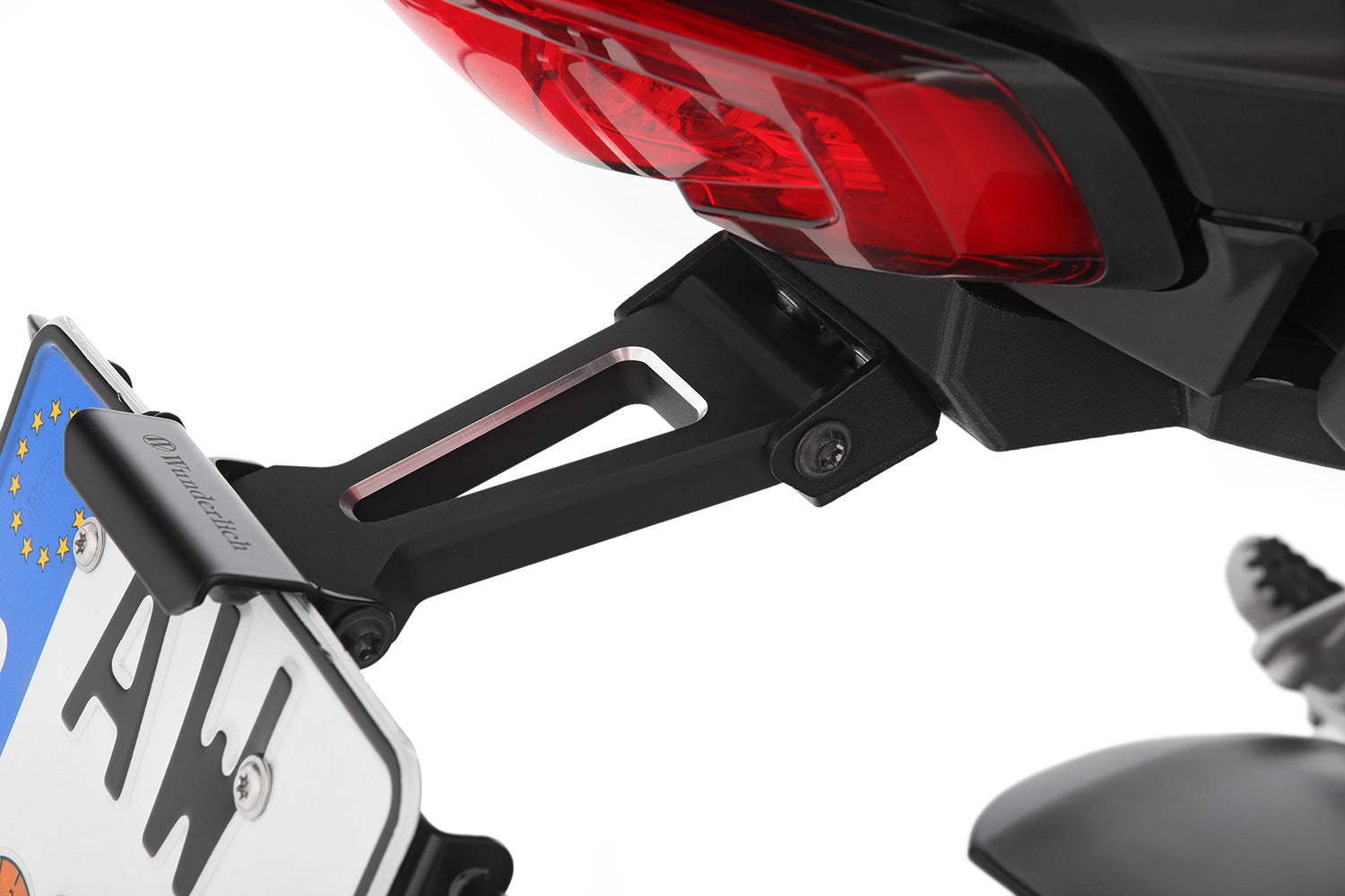 Wunderlich SPORT tail section - black - M5 Screw thread