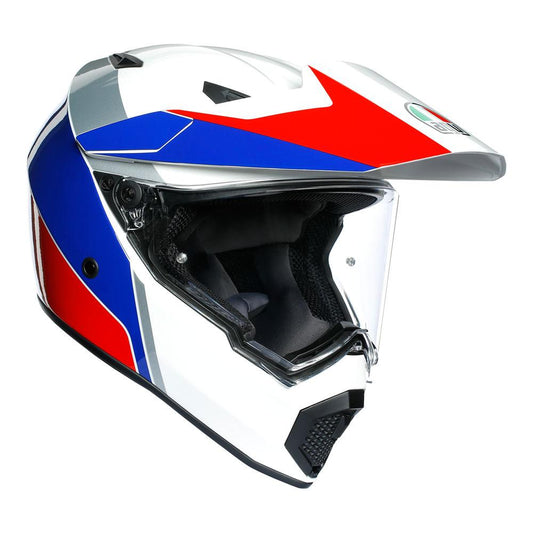 AGV AX9 Helmet - ATLANTE (WHITE/BLUE/RED)