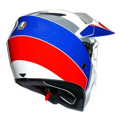 AGV AX9 Helmet - ATLANTE (WHITE/BLUE/RED)