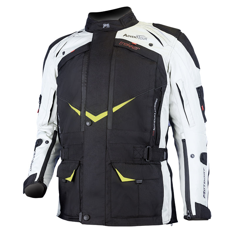 MotoDry ADVENT-TOUR Jacket TREKKER BLACK/GREY/FLURO