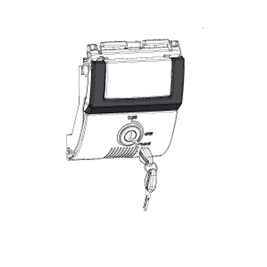 SHAD Replacement Lock System for SH48 Top Case Dark Grey Premium