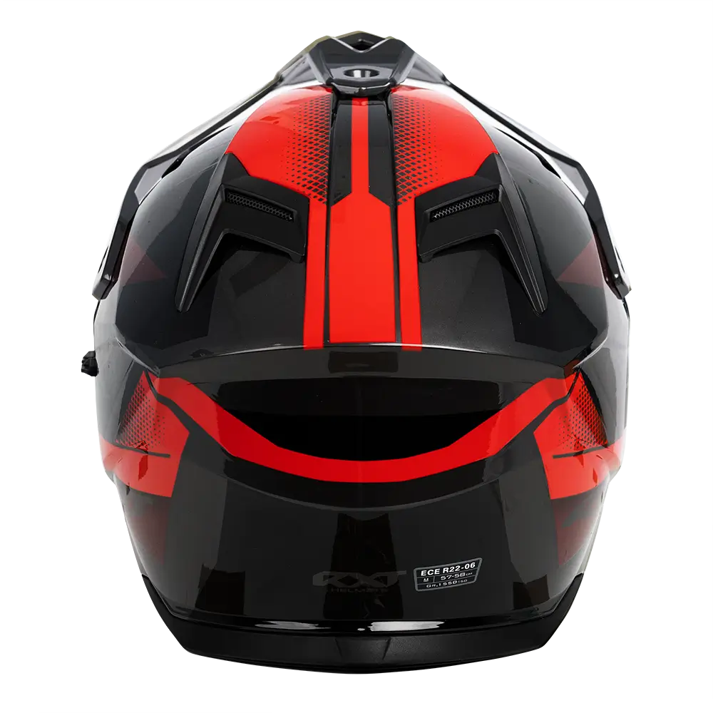 RXT ADV-65 Gloss Black / Grey / Helmet - Red