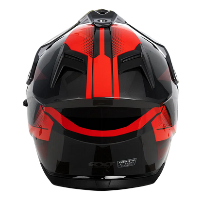 RXT ADV-65 Gloss Black / Grey / Helmet - Red